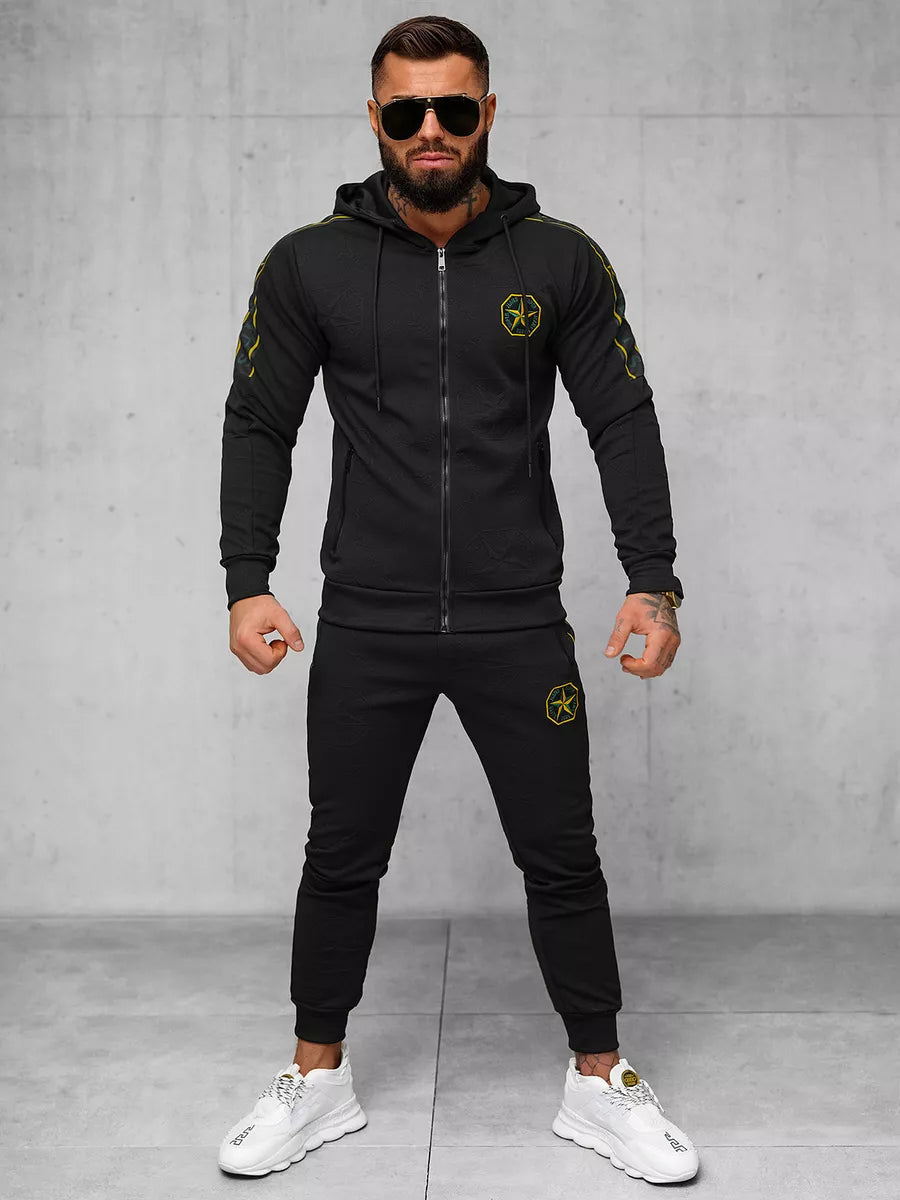 Men's black Super tracksuit.