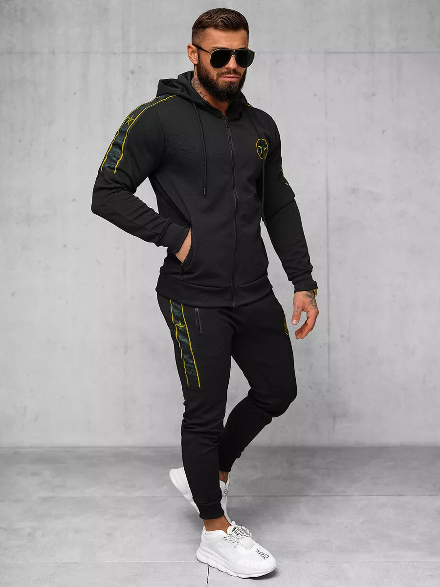 Men's black Super tracksuit.