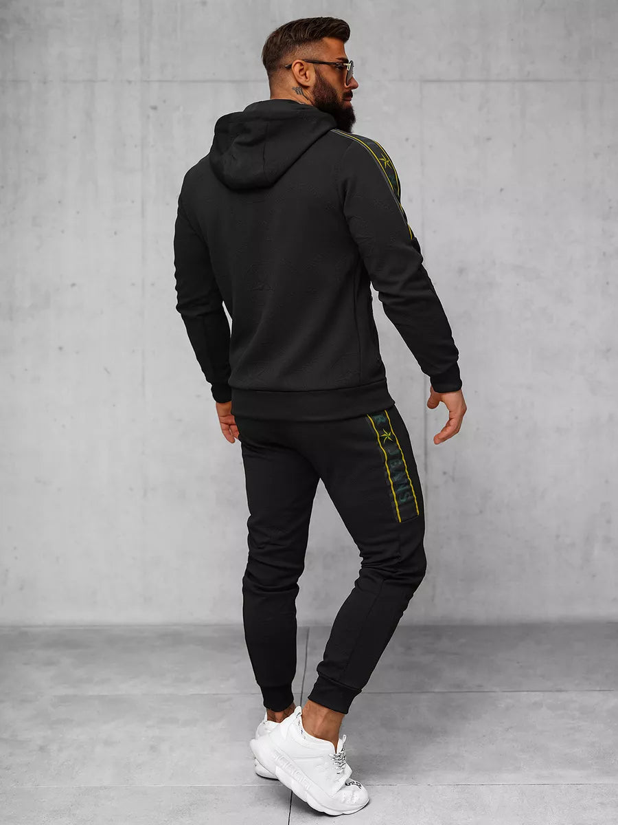 Men's black Super tracksuit.