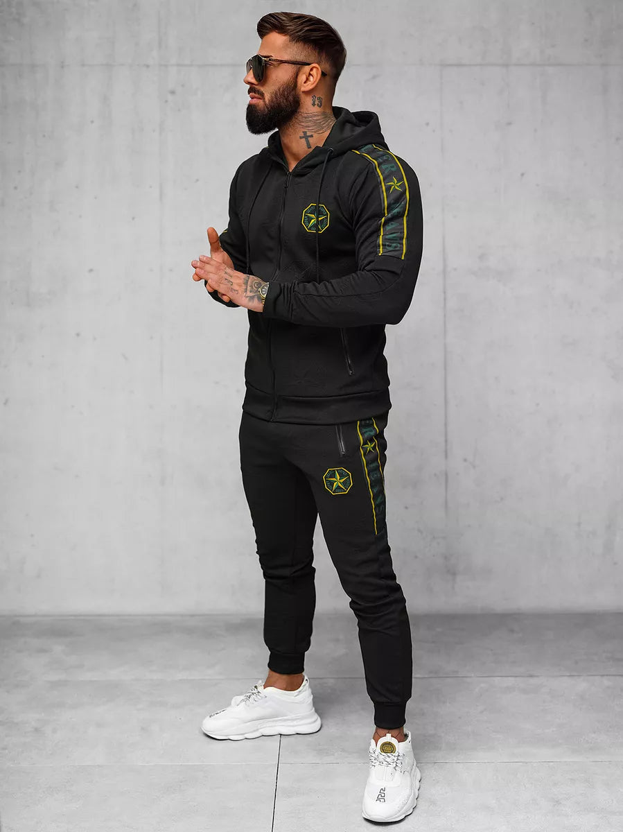 Men's black Super tracksuit.