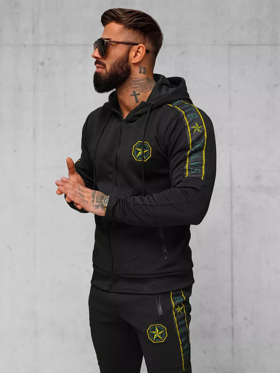 Men's black Super tracksuit.