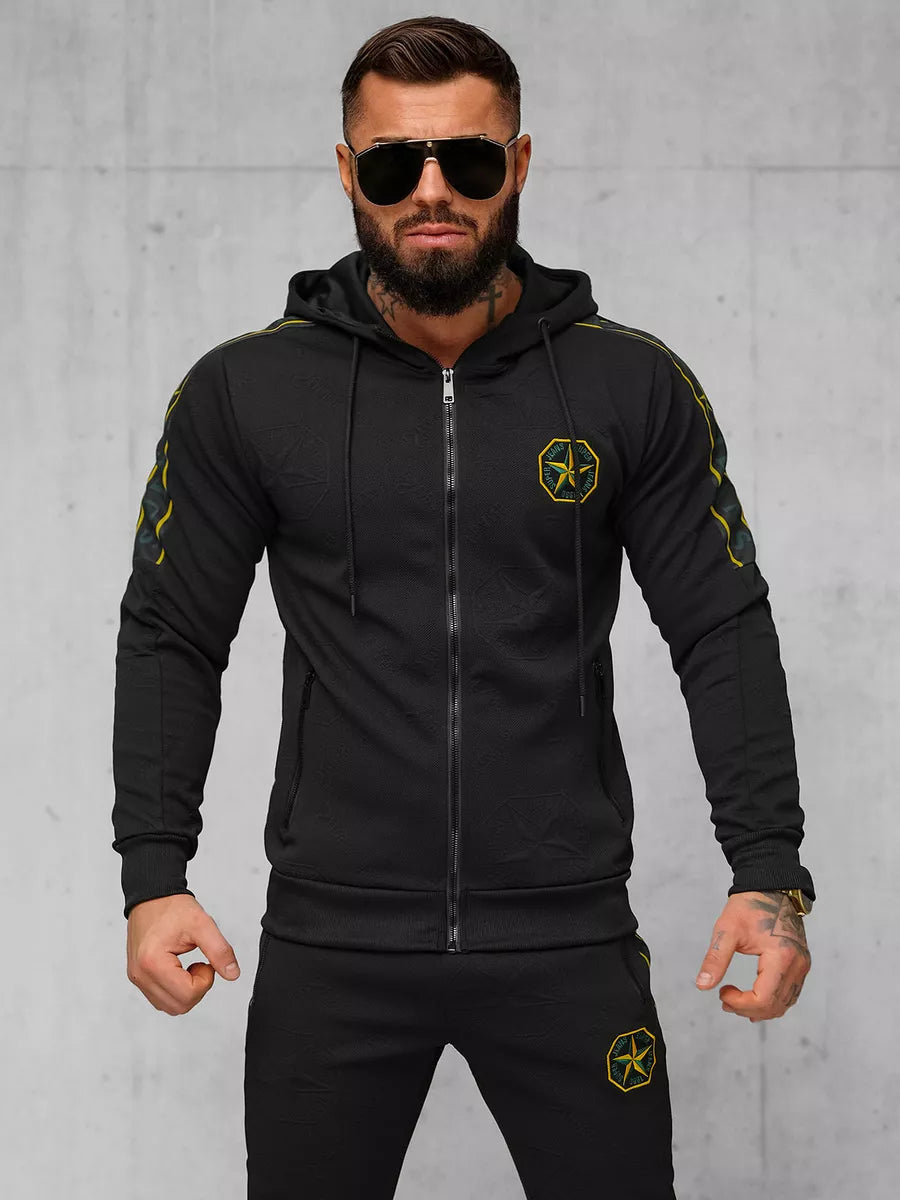 Men's black Super tracksuit.