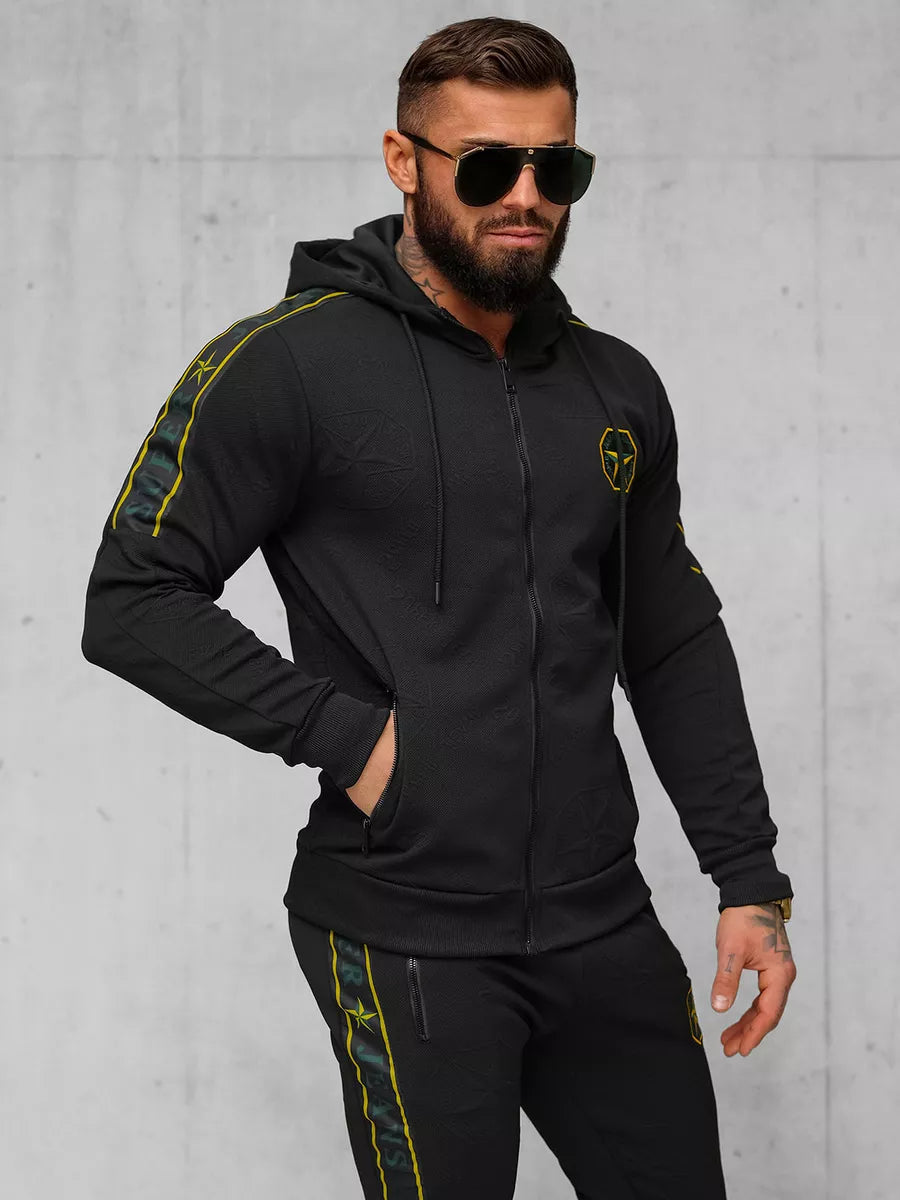 Men's black Super tracksuit.