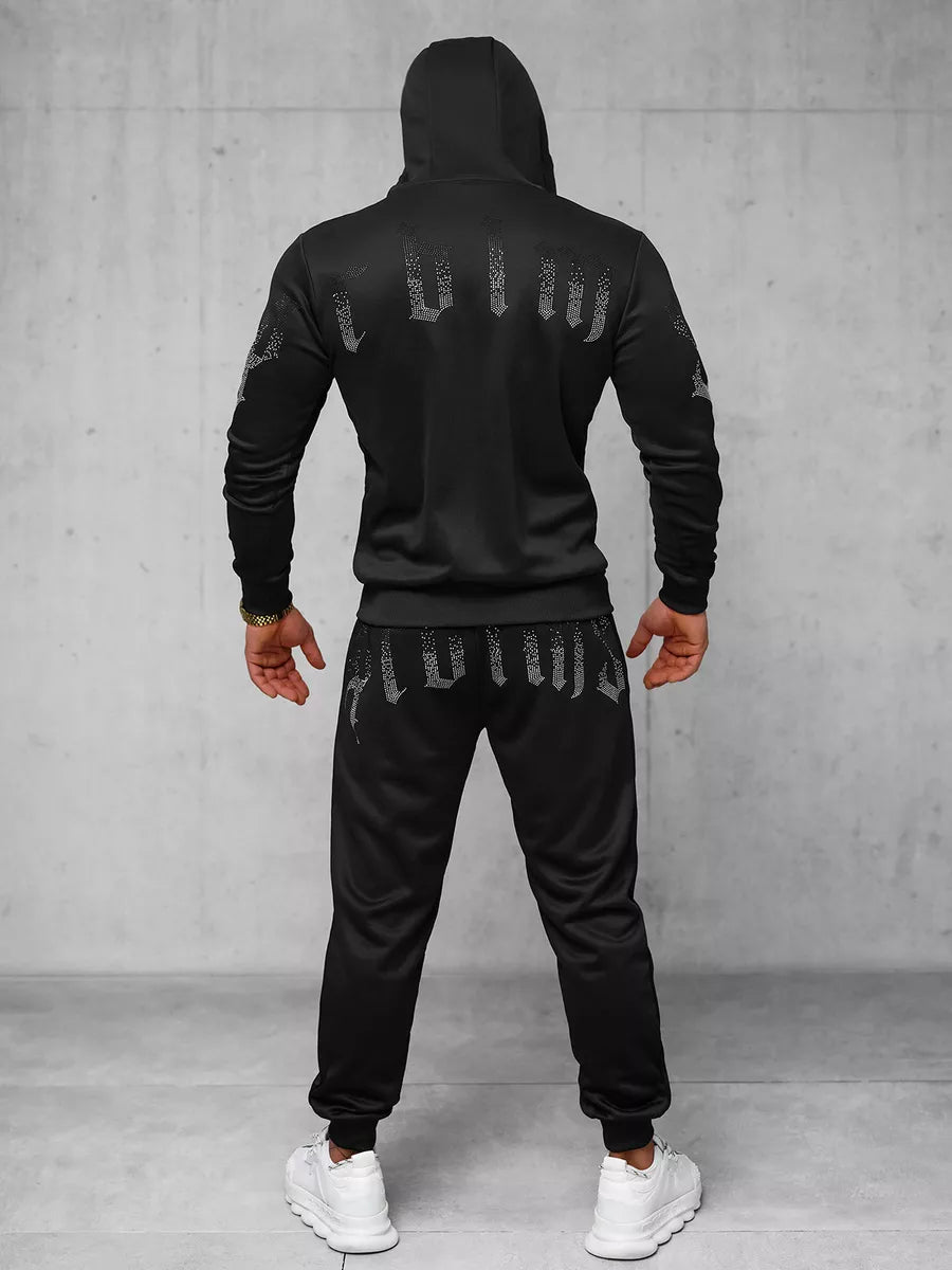 Men's black casual suit Matin