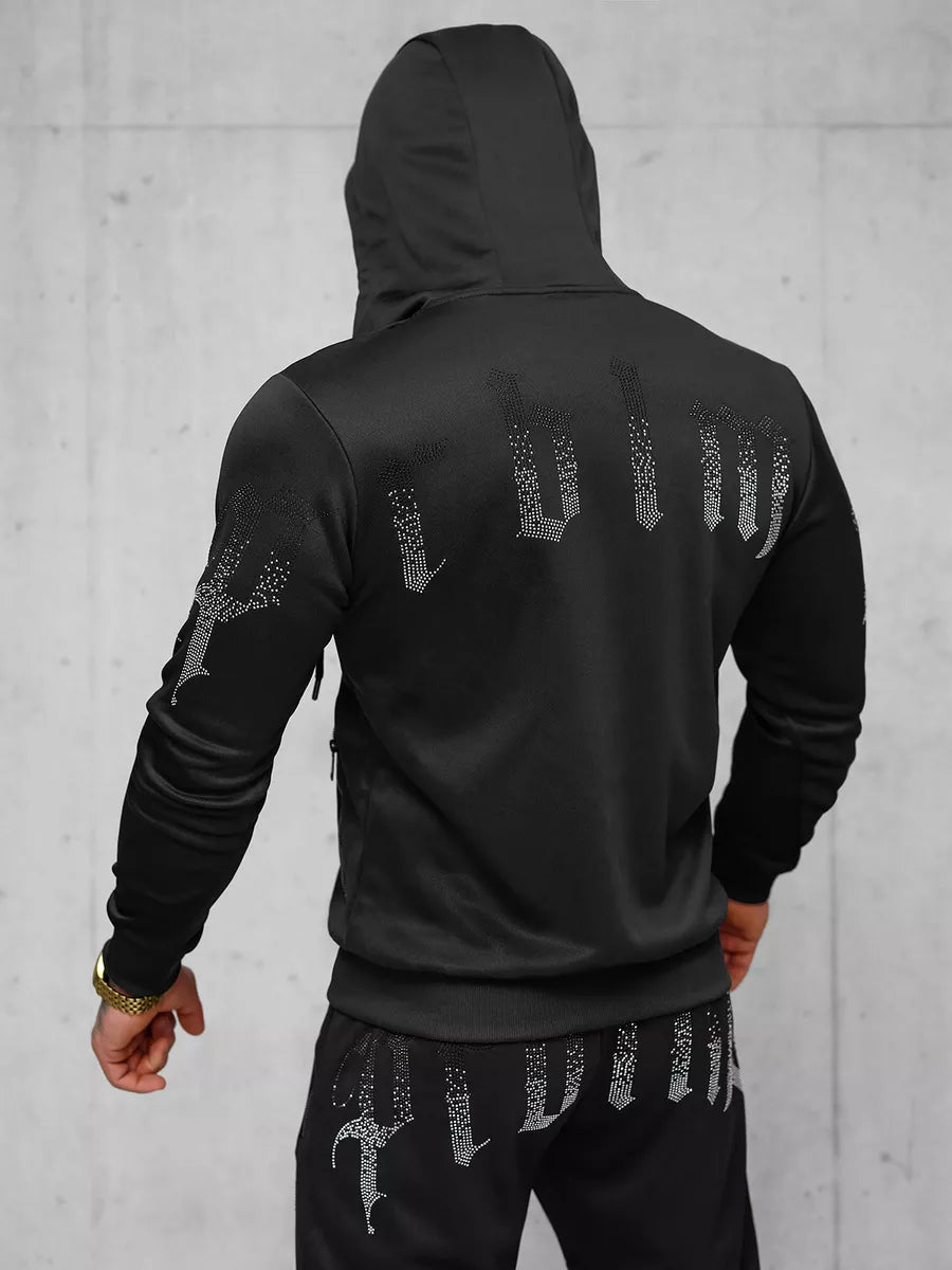 Men's black casual suit Matin