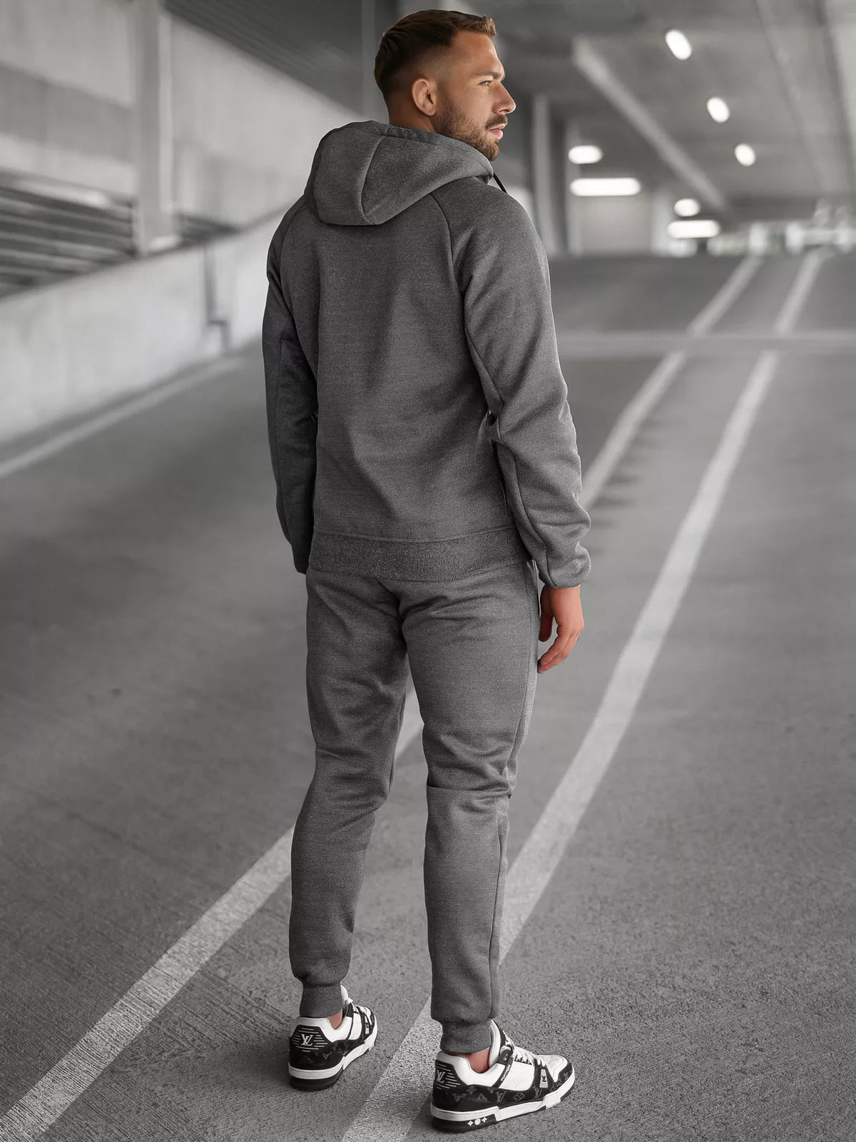 Men's dark grey suit Gibon