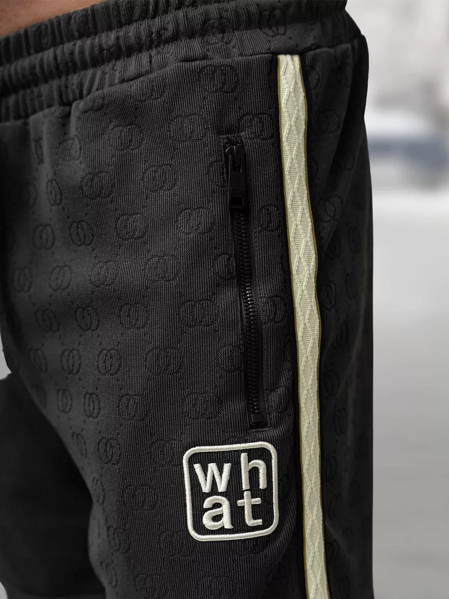 Men's dark gray suit What