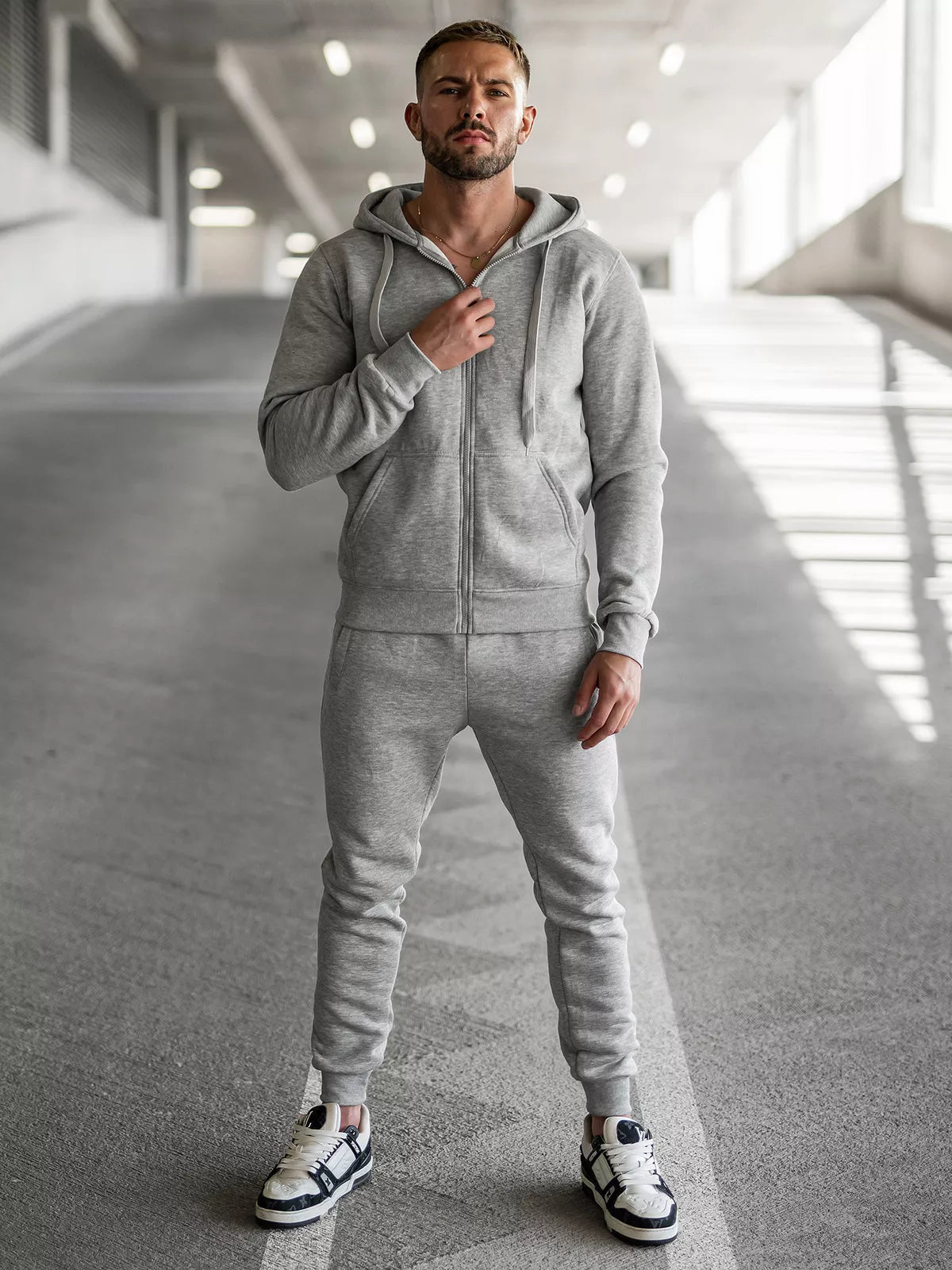 Grey men's tracksuit Pazar