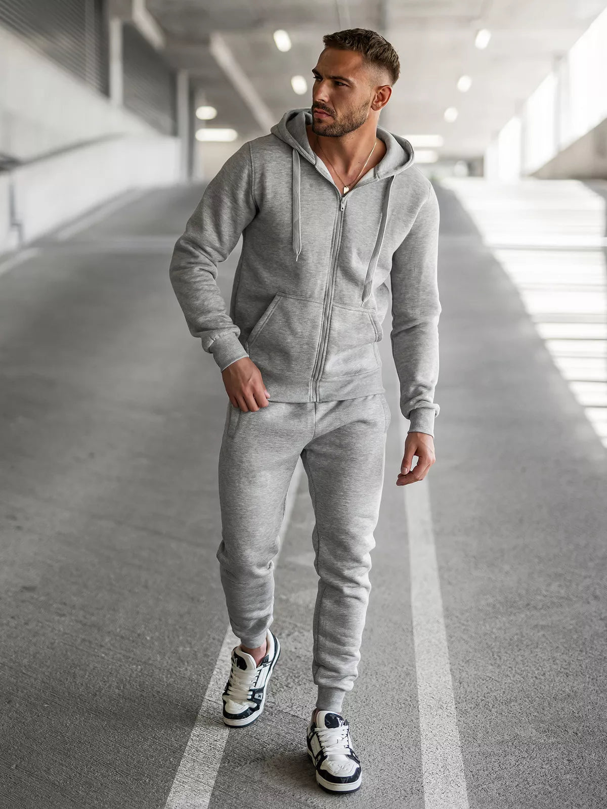 Grey men's tracksuit Pazar