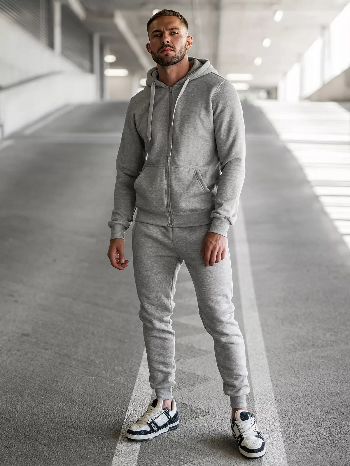 Grey men's tracksuit Pazar