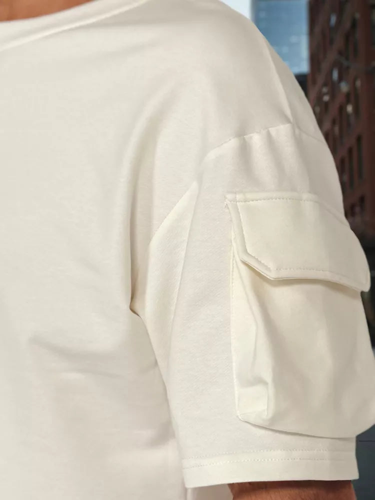 Men's white tracksuit Track