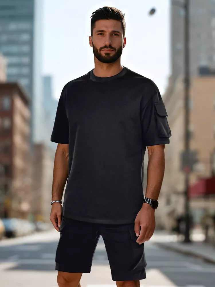 Men's black tracksuit Track