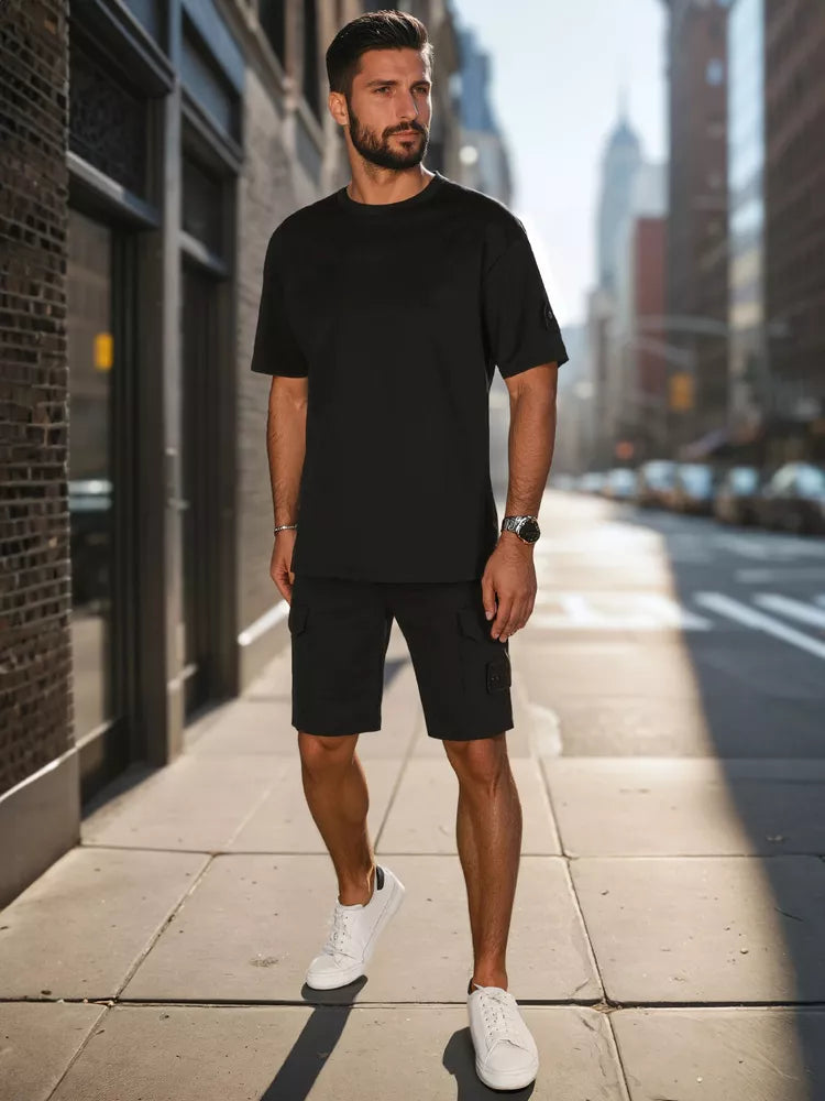 Men's black Summer suit