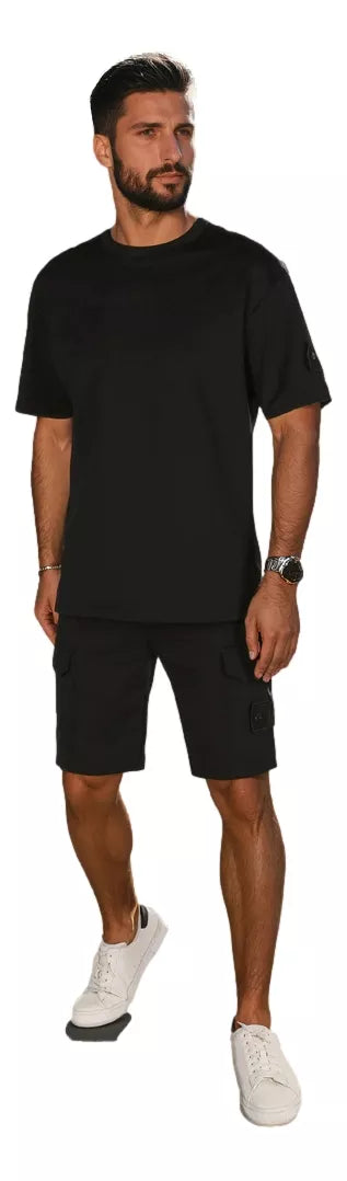 Men's black Summer suit