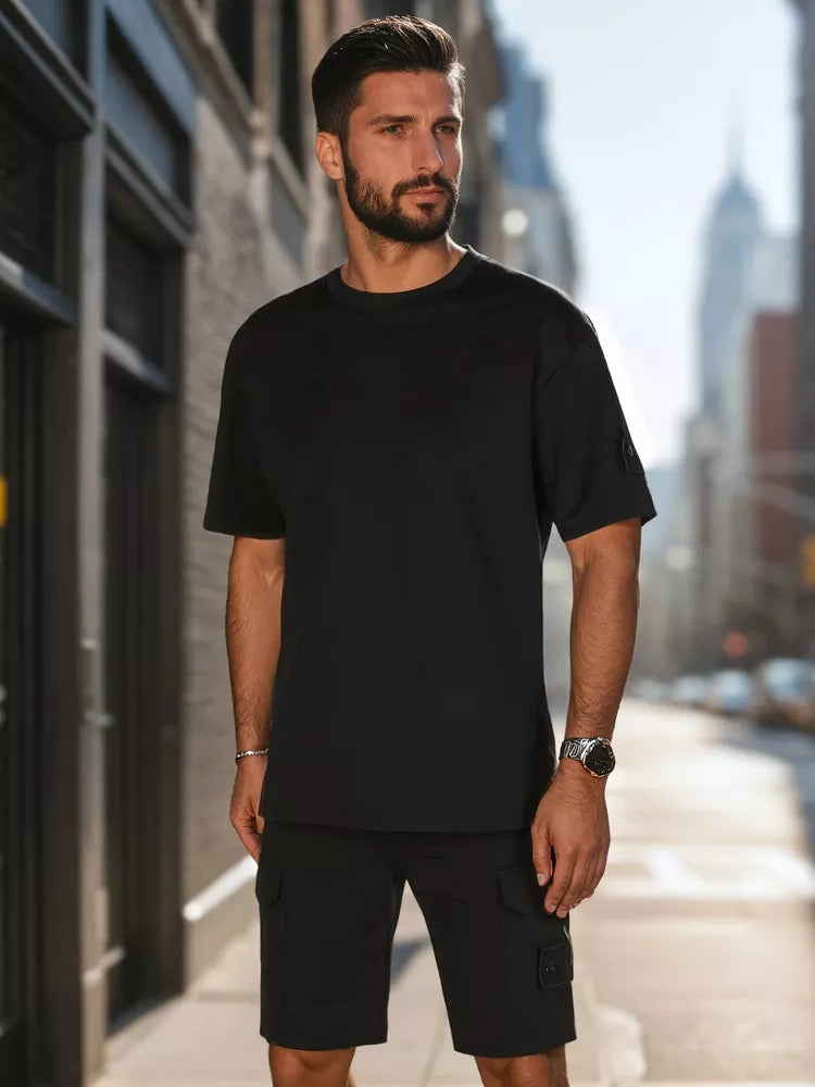 Men's black Summer suit