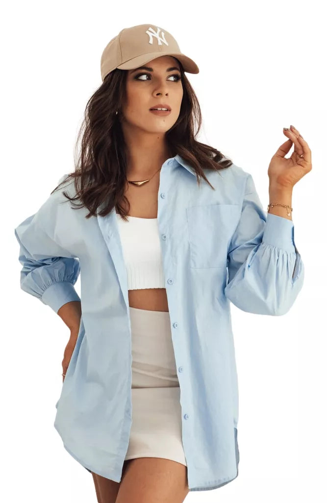Women's light blue shirt Levy