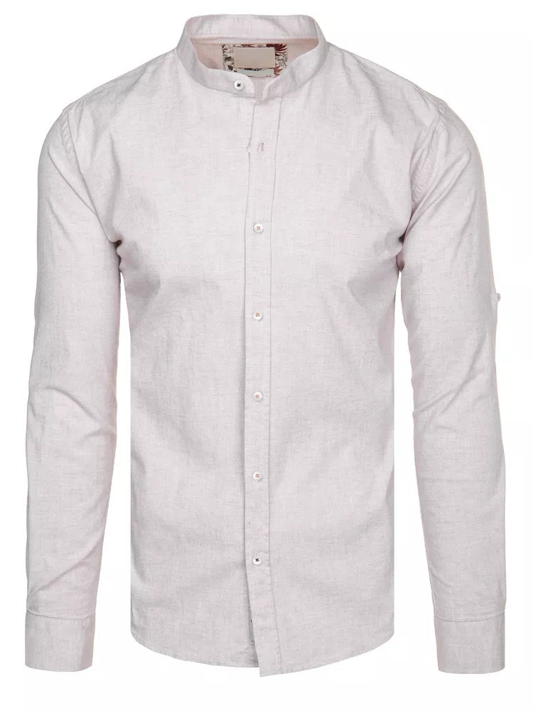 Men's light pink shirt Larson