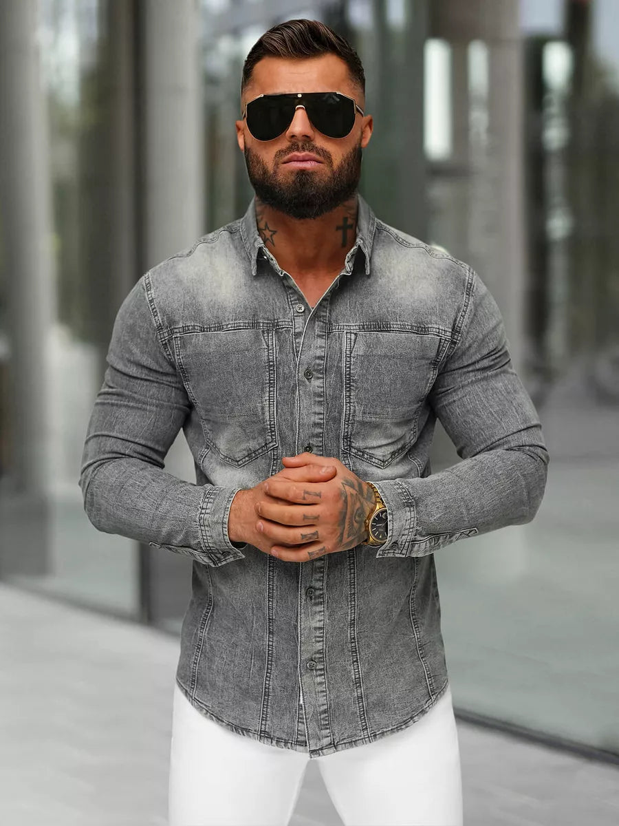 Men's denim shirt Torin
