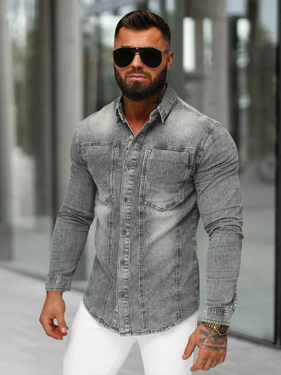 Men's denim shirt Torin