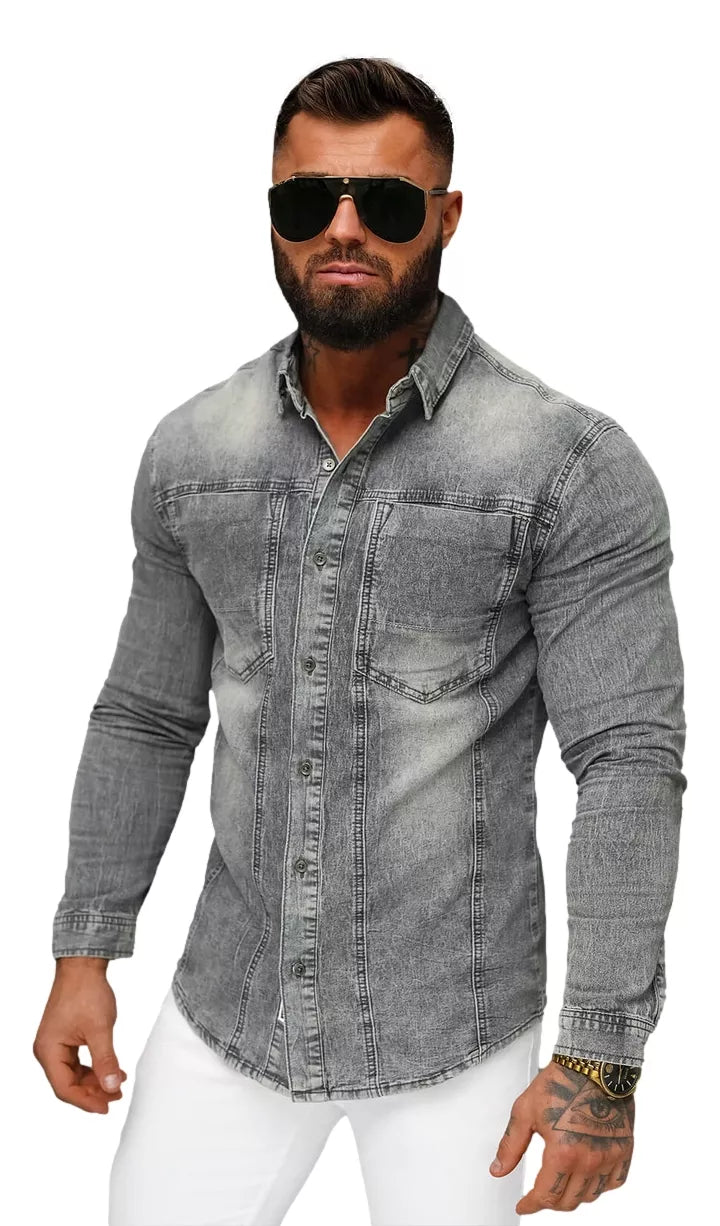Men's denim shirt Torin
