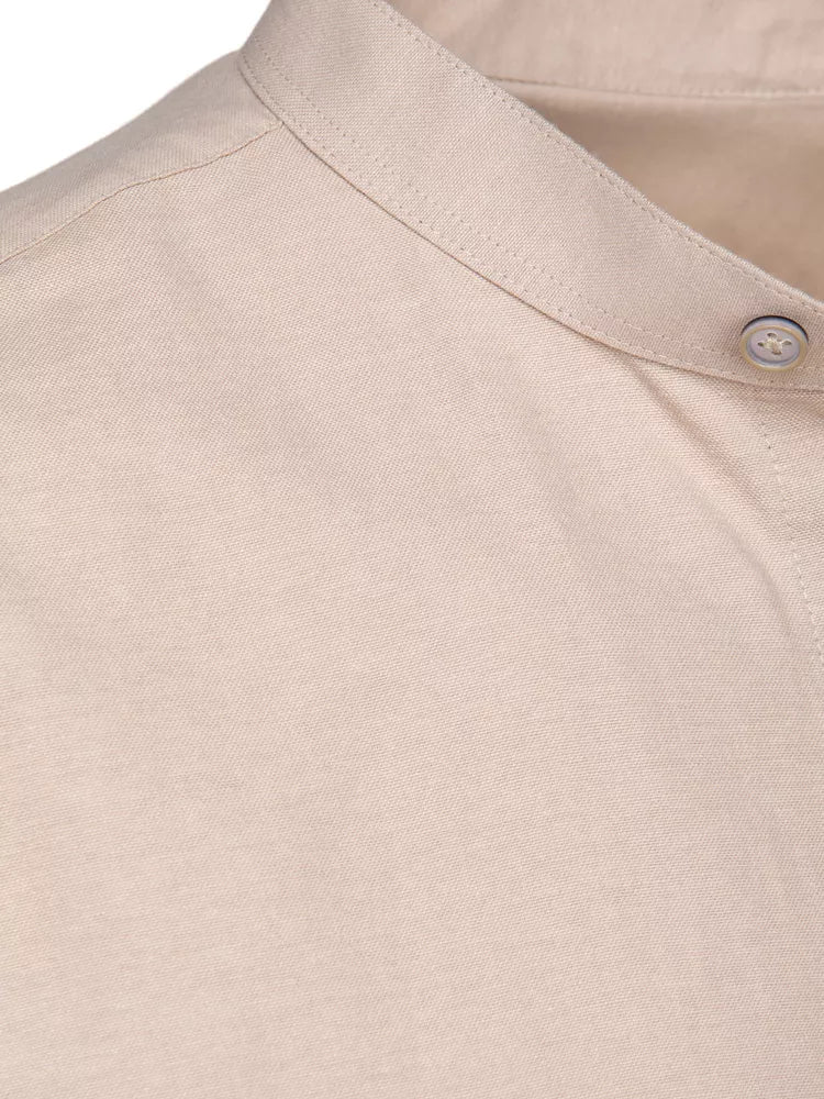 Men's brown long-sleeved shirt Prince