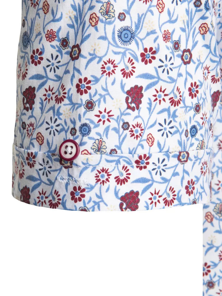 Men's white short-sleeved shirt Tem