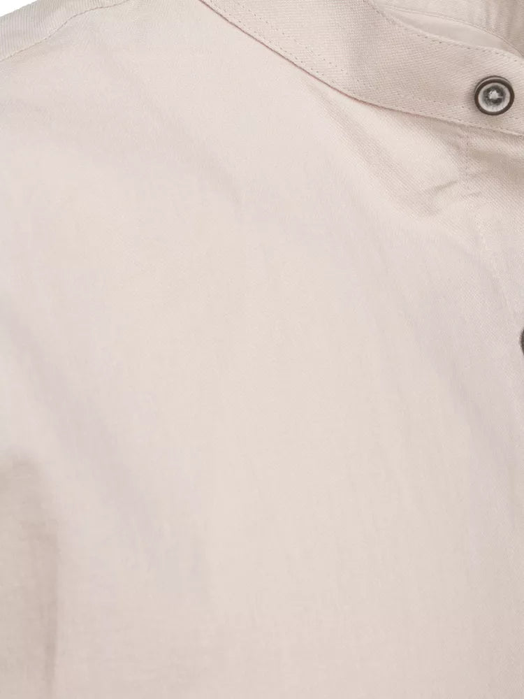 Men's brown short-sleeved shirt Tad 