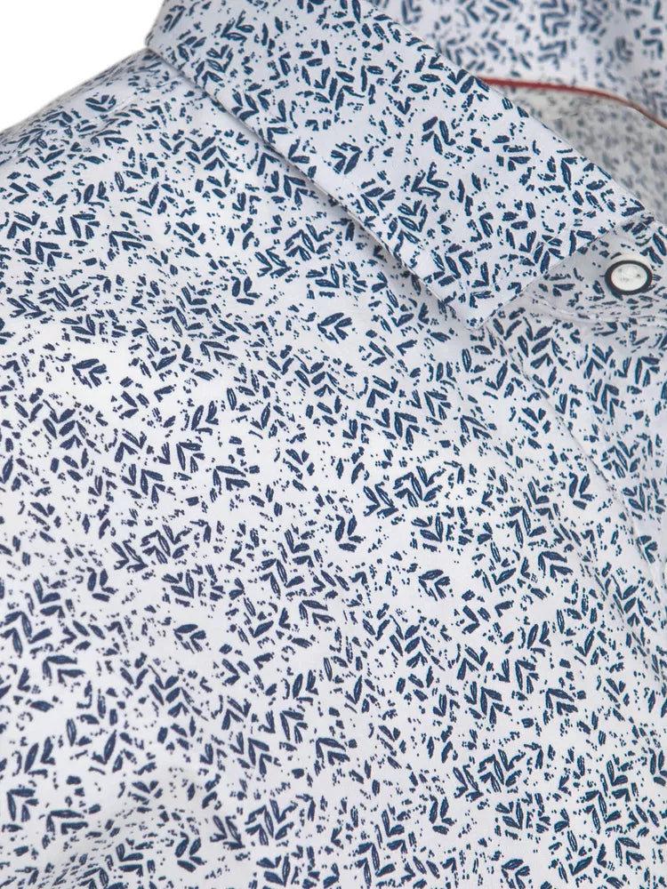 Men's white short-sleeved shirt Tim 