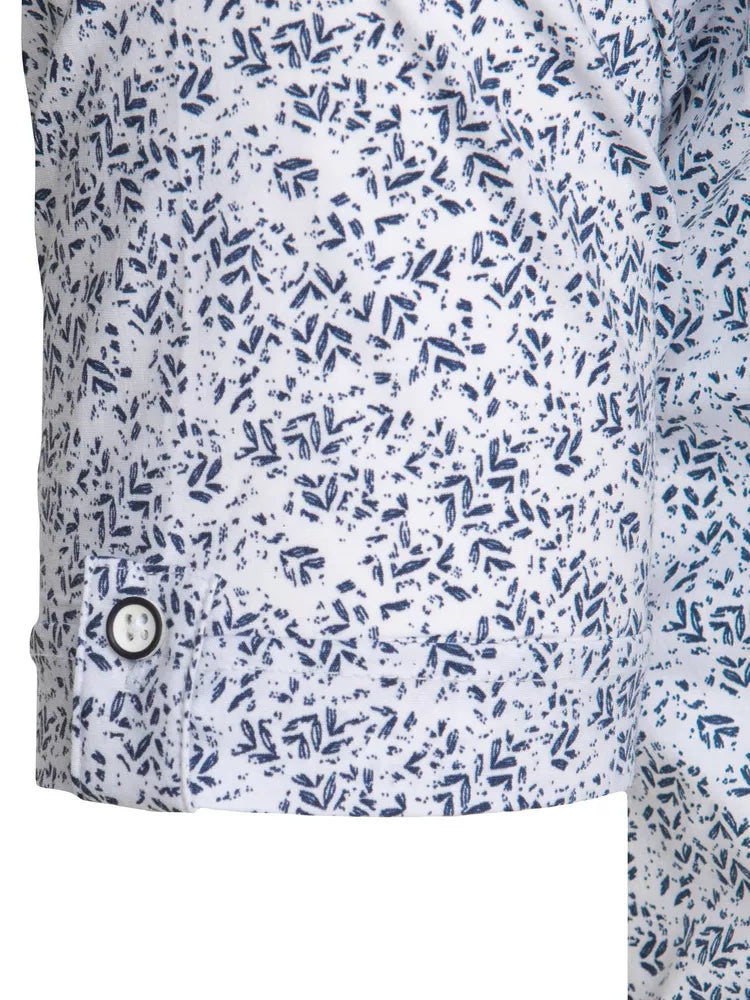 Men's white short-sleeved shirt Tim 