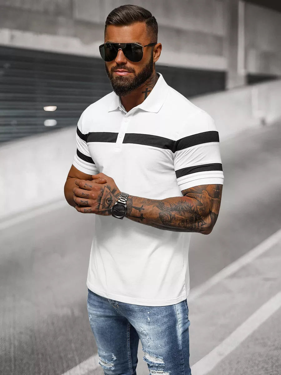 Men's white polo shirt Orland