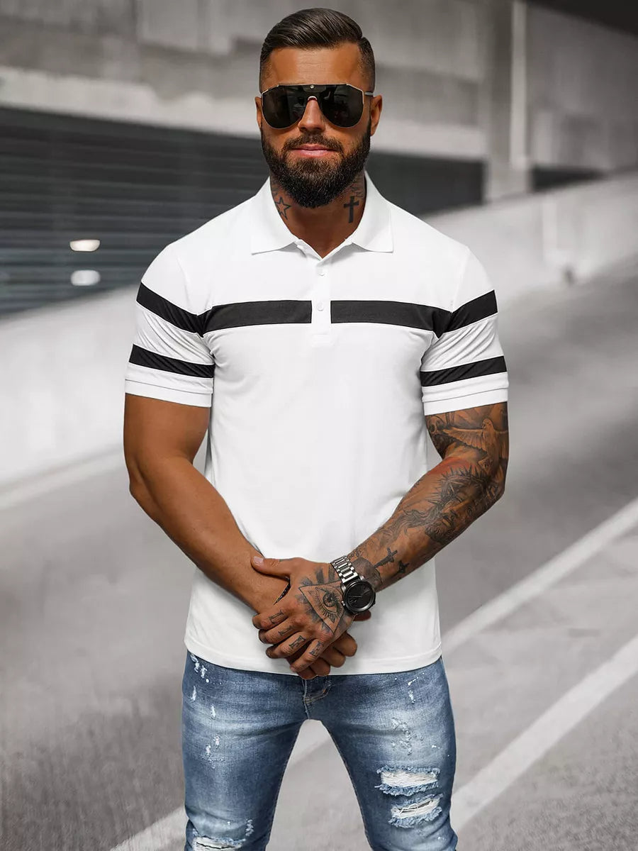 Men's white polo shirt Orland