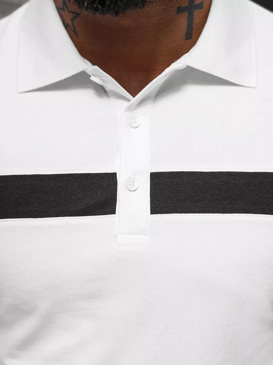 Men's white polo shirt Orland