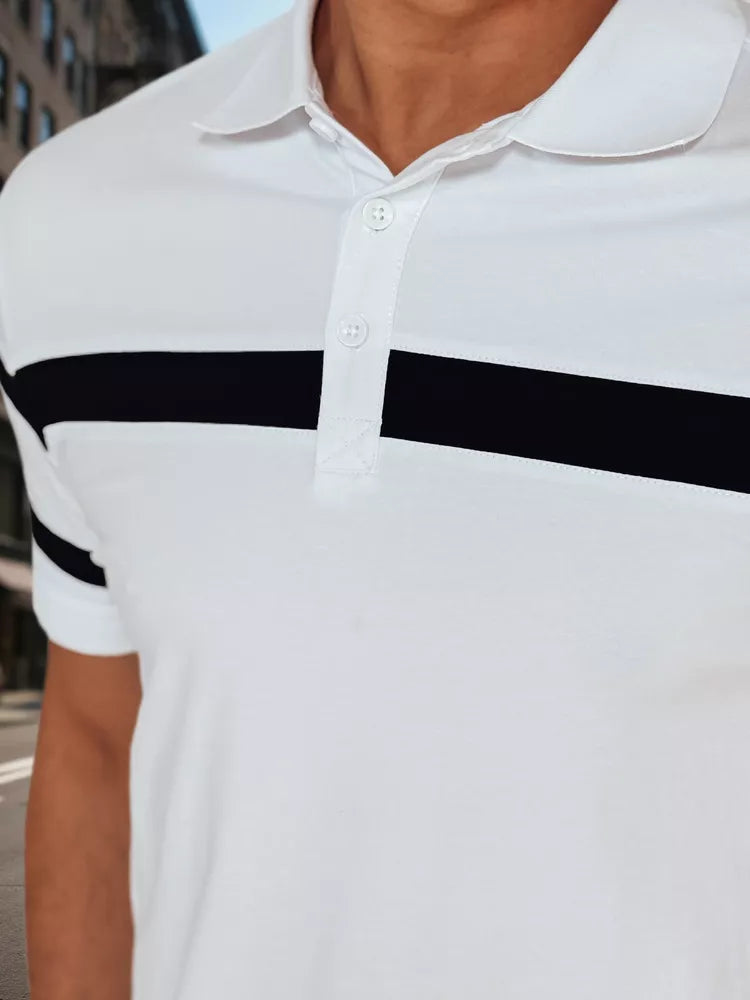 Men's white polo shirt Lima