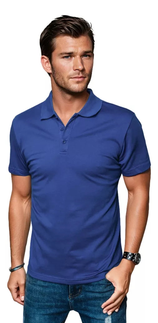 Men's blue polo shirt Palom