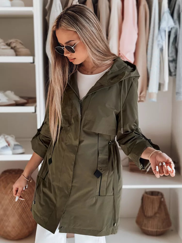 Khaki women's jacket Modo