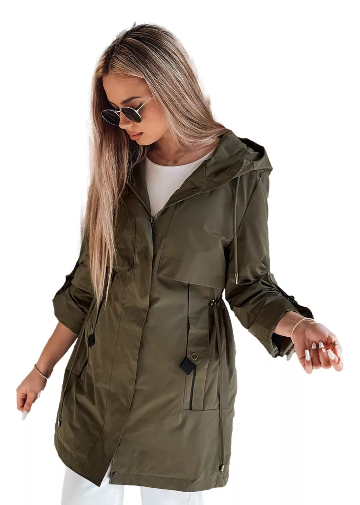 Khaki women's jacket Modo