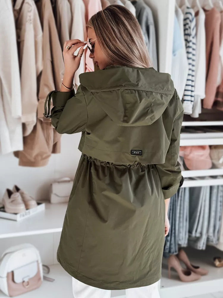 Khaki women's jacket Modo