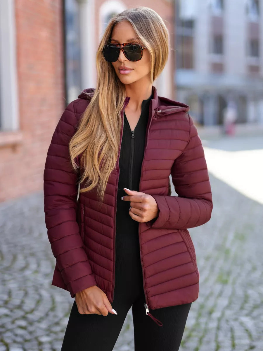 Women's burgundy jacket Marsi
