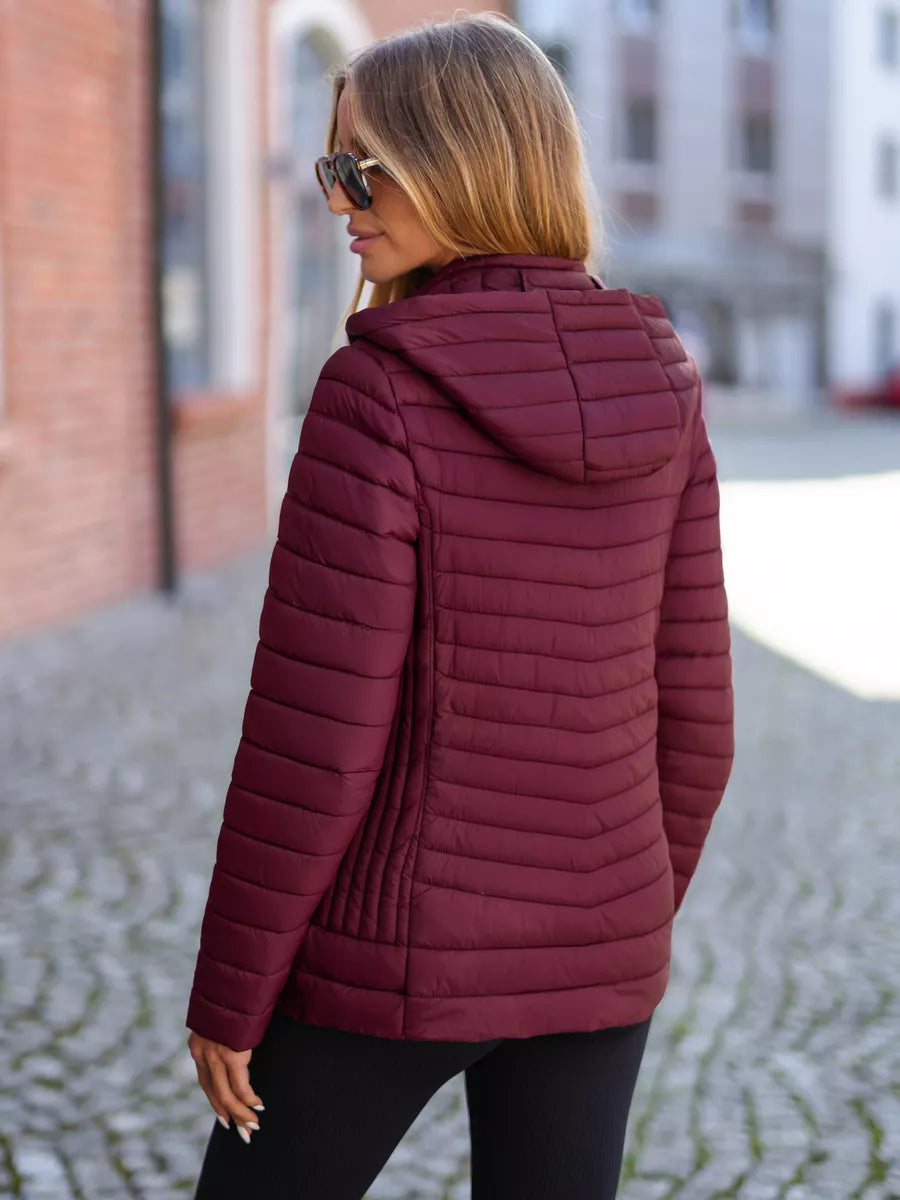 Women's burgundy jacket Marsi