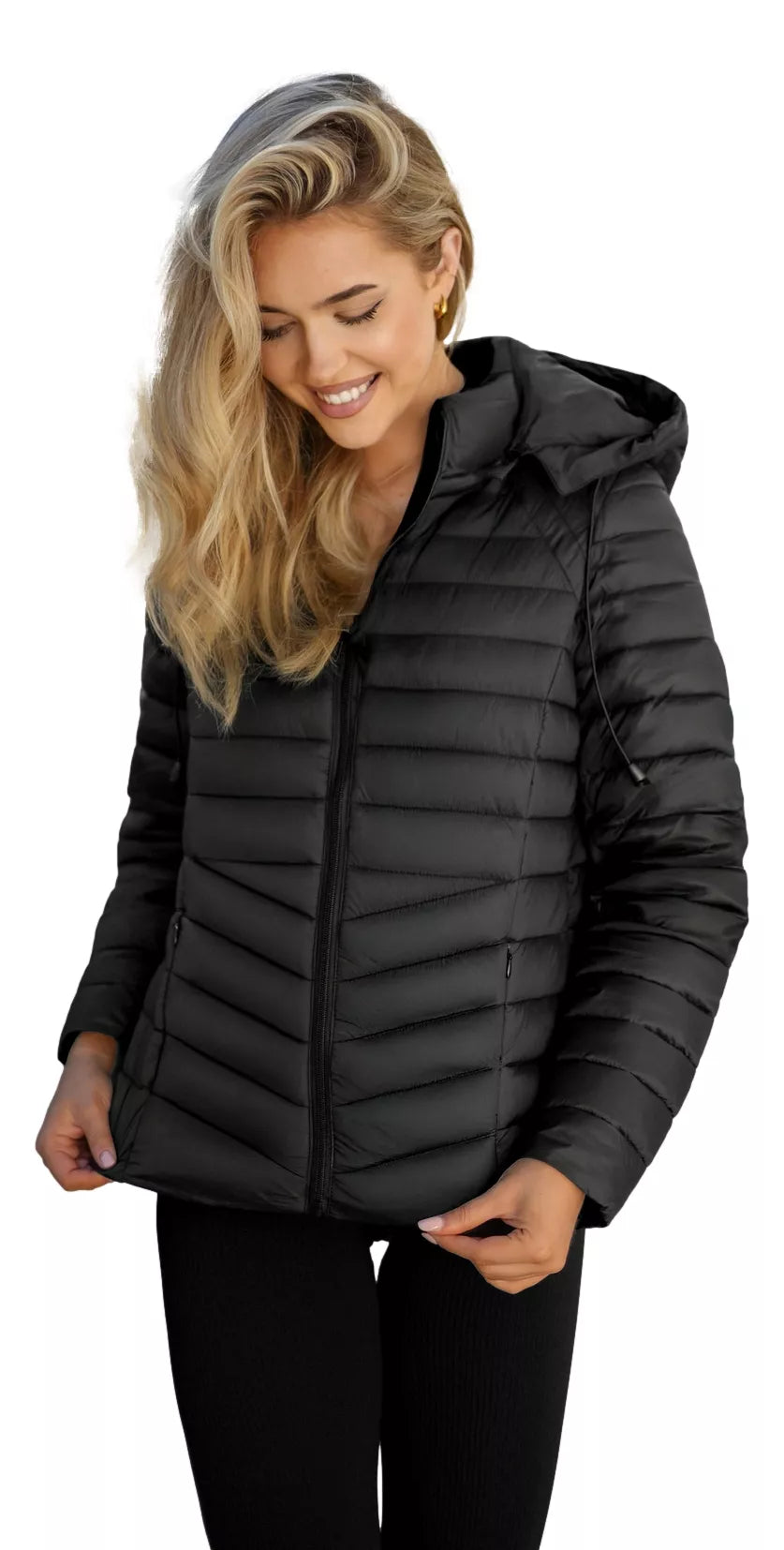 Women's black jacket Kajal
