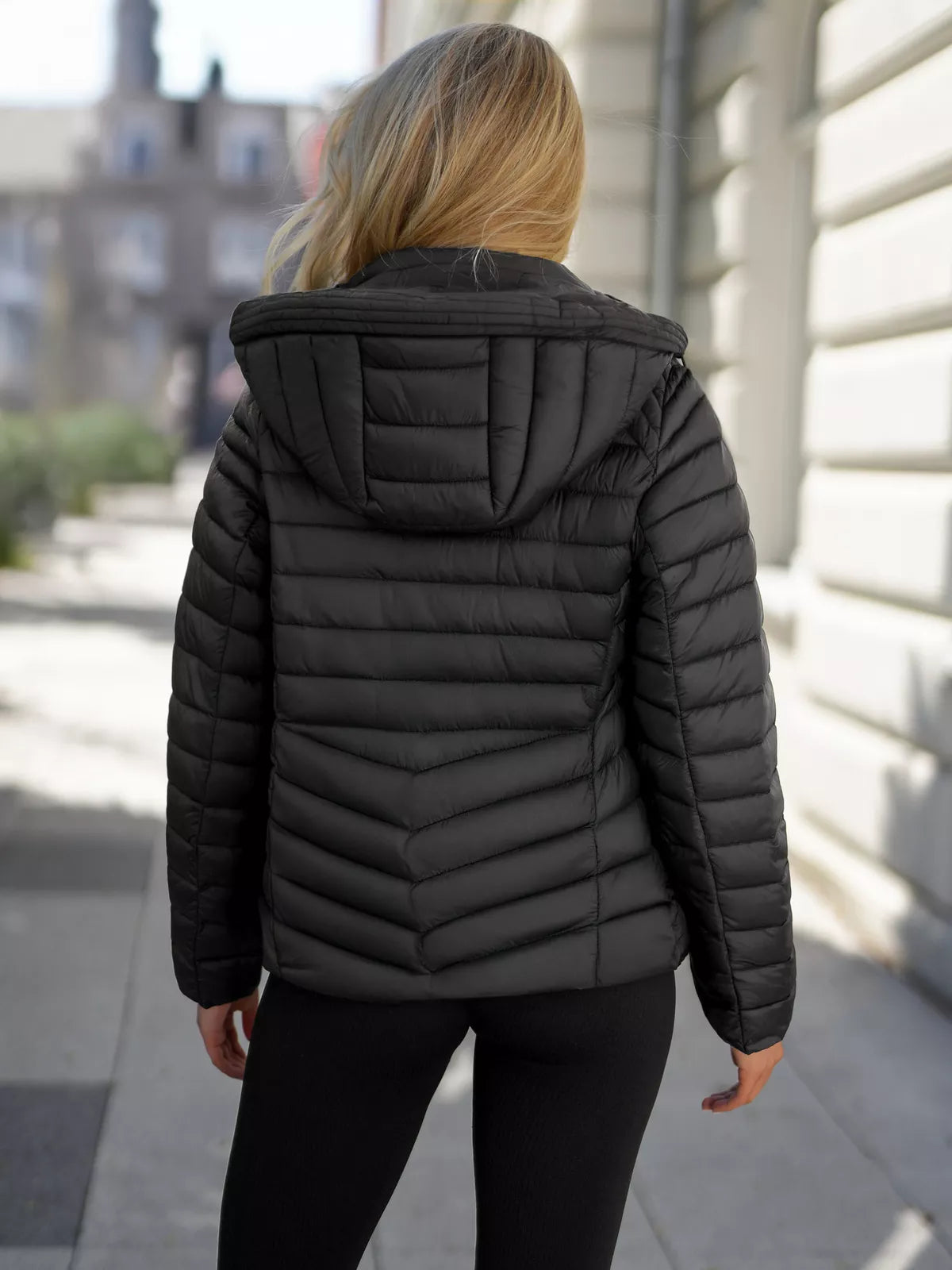 Women's black jacket Kajal