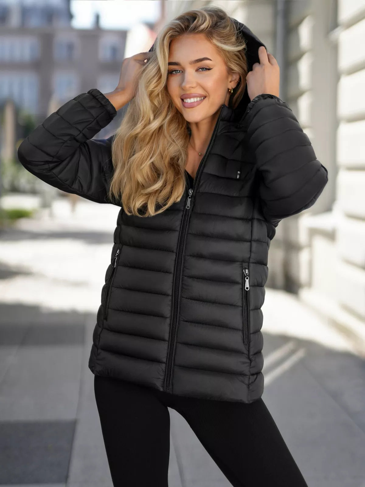 Women's black jacket Albi