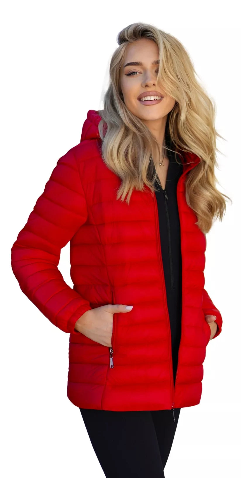 Women's red jacket Albi