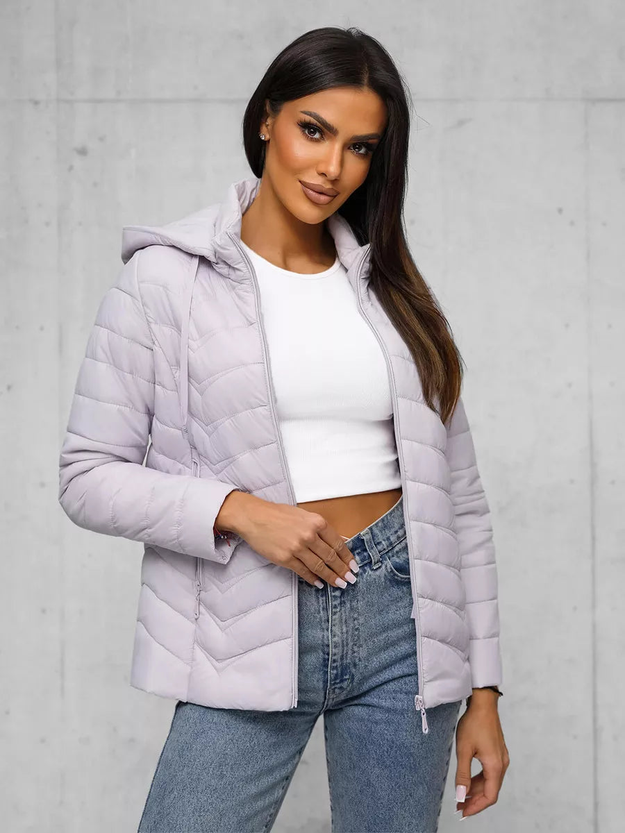 Light purple women's jacket Laim