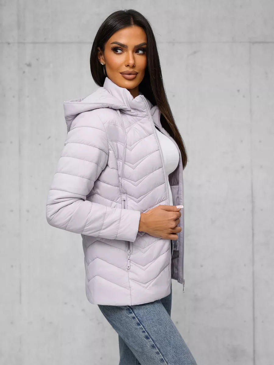 Light purple women's jacket Laim