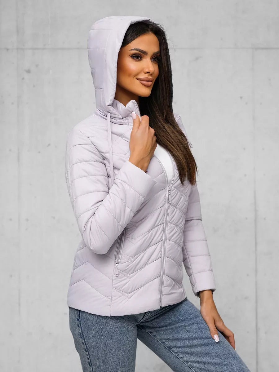 Light purple women's jacket Laim