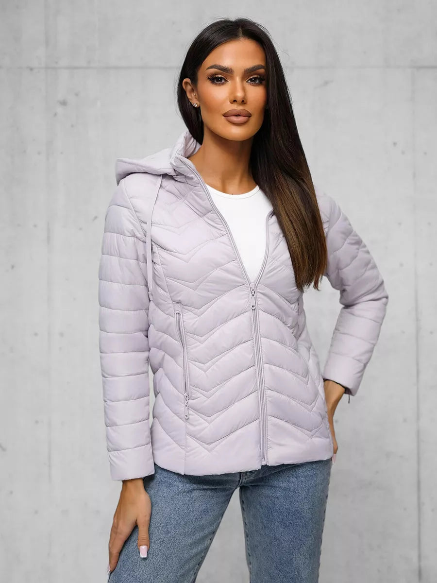 Light purple women's jacket Laim