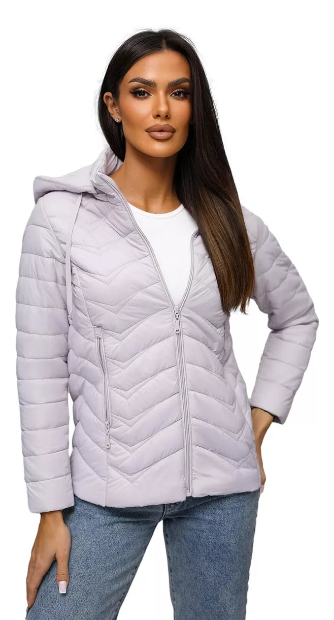 Light purple women's jacket Laim