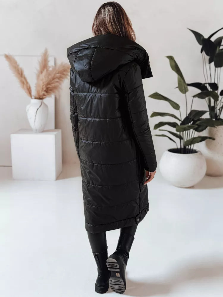 Women's long black jacket Orvit