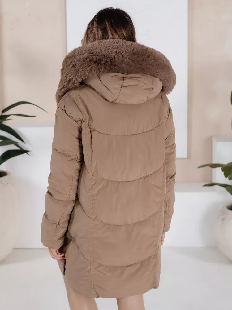 Women's winter brown jacket Niki